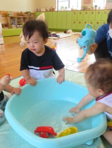 水遊び